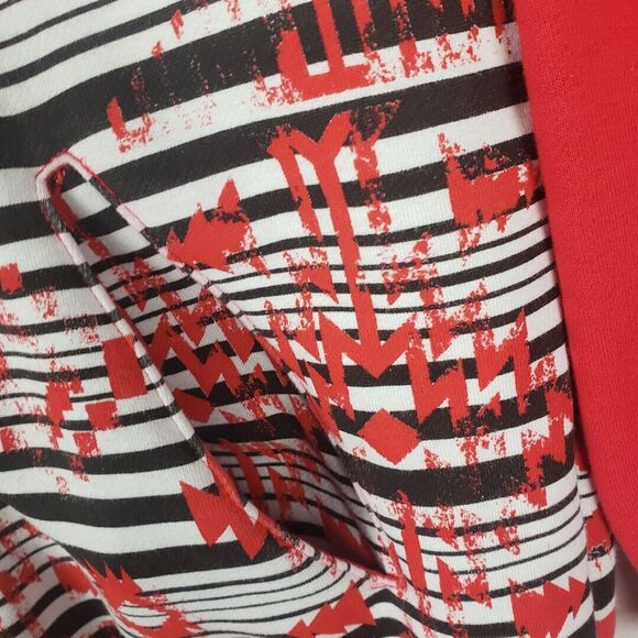 Hudson Outerwear Sweatshirt Mens Medium Red Cotton Fleece Pullover Sweater - Picture 6 of 11